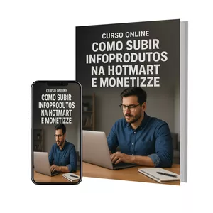 Imagem do curso Curso Online: Como Subir Info produtos na Hotmart e Monetizze