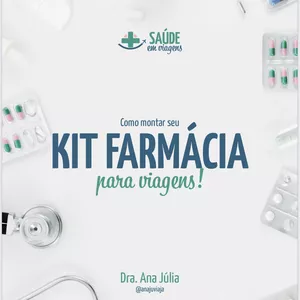 Imagem de capa para o Ebook COMO MONTAR UM KIT FARMÁCIA PARA VIAGEM?