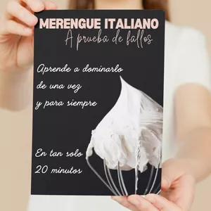 Imagen de portada para Curso online Domina la técnica del merengue italiano en sólo 20 minutos y para siempre