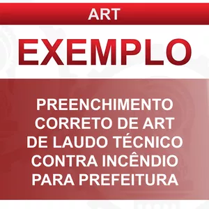 Imagem de capa para o Ebook ENG LEVI - EXEMPLO - ANOTAÇÃO DE RESPONSABILIDADE TÉCNICA (ART) - LAUDO TÉCNICO CONTRA INCÊNDIO PARA PBH - 2024