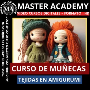 Imagen de portada para Curso online CURSO DE MUÑECAS HERMOSAS EN AMIGURUMI