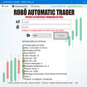 Imagem de capa para o Curso online Robô Automatic Trader para opções binarias iqoption (iq option)