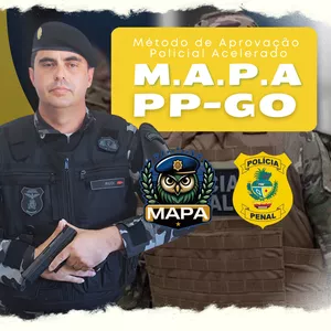 Imagem de capa para o Curso online MAPA PPGO: Método de Aprovação Policial Acelerado na Polícia Penal de Goiás