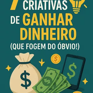 Imagem de capa para o Ebook 7 FORMAS CRIATIVAS DE GANHAR DINHEIRO (Que Fogem do Óbvio!)