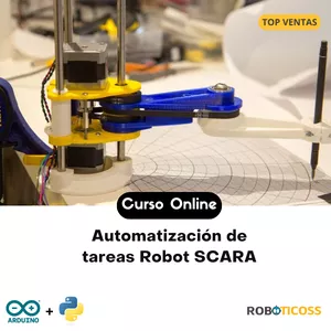 Imagen de portada para Curso online Construye tu Brazo SCARA: Domina la Automatización para Tareas Repetitivas