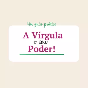 Imagem de capa para o Ebook Guia Prático sobre o uso da vírgula