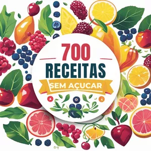 Imagem de capa para o Curso online 700 receitas Saudáveis - Sem açúcar, glúten e lactose