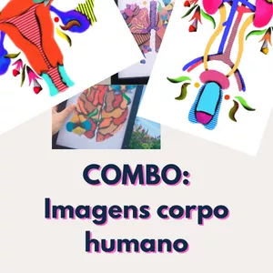 Imagem de capa para o Ebook COMBO: Imagens decorativas corpo humano