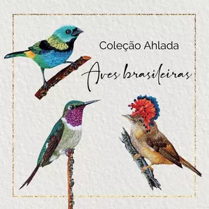 Imagem de capa para o Ebook RISCOS GUIADOS PARA BORDAR - Coleção AHlada - Aves Brasileiras (COMBO)
