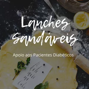 Imagem de capa para o Ebook Lanches Saudáveis para Diabéticos