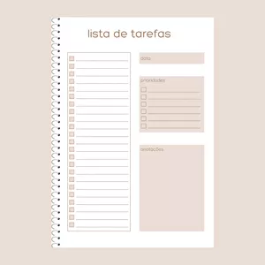 Imagem de capa para o Ebook Lista de Tarefas Minimalista em PDF