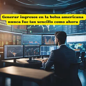 Imagen de portada para Curso online Genera ingresos de forma sencilla en la bolsa de valor americana