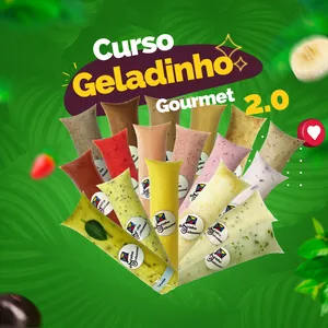 Imagem de capa para o Curso online Geladinhos Gourmet 2.0