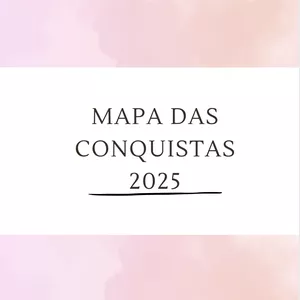 Imagem de capa para o Curso online MAPA DAS CONQUISTAS 2025