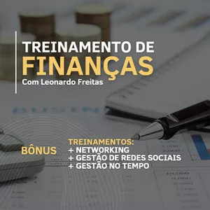Imagem de Treinamento de Finanças + Bônus: Treinamentos de Networking, Gestão no Tempo e Gestão de Redes Sociais criado por Leonardo Freitas na hotmart