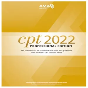 Cover image for Ebook CPT® 2022 Professional Edition – Complete Coding Guide &amp; Updated Procedural Codes