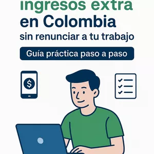 Imagen de portada para Ebook Cómo generar ingresos extra en Colombia sin renunciar a tu trabajo (guía práctica paso a paso)