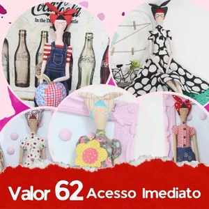 Imagem de capa para o Curso online 11ª Vídeo Aula Tilda Kitschy Retro 