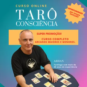 Imagem de capa para o Curso online Curso Completo De Tarot Terapêutico Com o Renomado Tarólogo ARHAN - Arcanos Maiores e Menores + Métodos De Abertura.