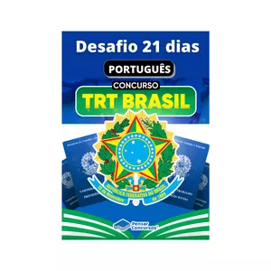 Imagem de capa para o Curso online Desafio 21 Dias Português - TRT