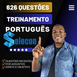 Imagem de capa para o Curso online Treinamento de português (626 questões) em videoaulas - Instituto Selecon - 2025