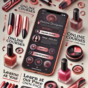 Imagem de capa para o Curso online Curso de Formação de Professoras em Nail Design