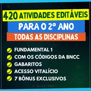 Imagem do curso ATIVIDADES - 2º ANO FUNDAMENTAL - BNCC 2025