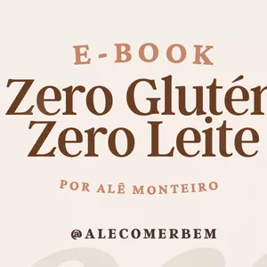 Imagem de capa para o Ebook E-book Bolos Zero Glúten Zero leite 