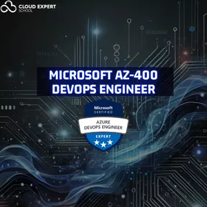 Imagem de capa para o Curso online  Azure DevOps Engineer – AZ-400