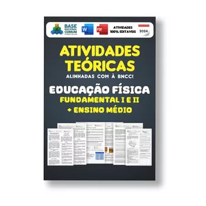 Imagem de capa para o Ebook Atividades Teóricas Educação Física - Fundamental 1 e 2 + Ensino Médio