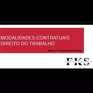 Imagem de capa para o Ebook Modalidades Contratuais - Direito do Trabalho