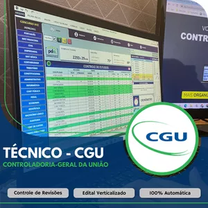 Imagem do curso Planilha do Aprovado - CGU - Técnico