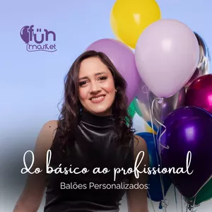 Imagem de capa para o Curso online Curso Balões Personalizados com a fün