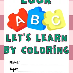 Imagen de portada para Curso online My ABC Coloring Booklet Worksheet in Pink Cute Style