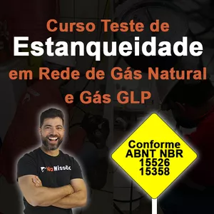 Imagem de capa para o Curso online Curso Teste de Estanqueidade em Rede de Gás Natural e Gás GLP