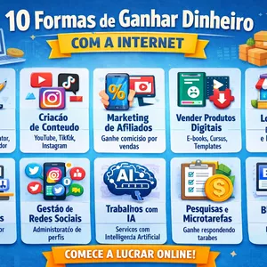 Imagem de capa para o Ebook Aprenda a Gerar Renda Online: Estratégias para Todas as Idades