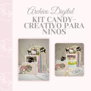 Imagen de portada para Curso online ARCHIVO DIGITAL KIT CANDY-CREATIVO PARA NIÑOS.