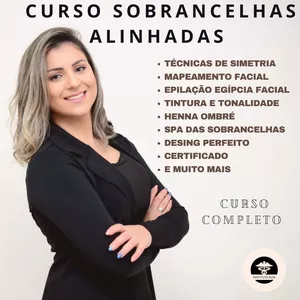 Imagem de capa para o Curso online DESIGN DE SOBRANCELHAS DO ZERO AO AVANÇADO