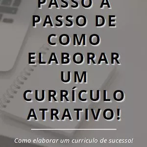 Imagem de capa para o Ebook COMO ELABORAR UM CURRÍCULO ATRATIVO!