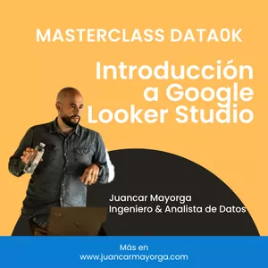 Imagen de portada para Curso online Data0k-Masterclass de Google Looker Studio