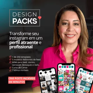 Imagem de capa para o Curso online Design Packs