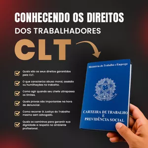 Imagem de capa para o Ebook Conhecendo os direitos dos trabalhadores CLT.