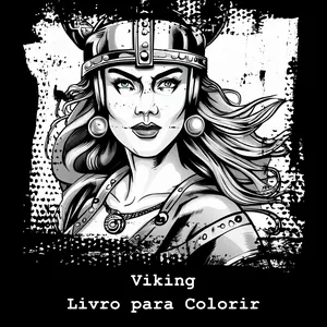 Imagem de capa para o Ebook Viking Livro para Colorir 