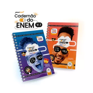 Imagem de capa para o Curso online 2 Cadernões ENEM PasseiMED! físico (impresso + frete grátis)