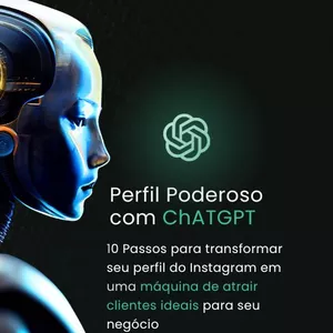 Imagem de capa para o Ebook Perfil Poderoso com ChatGPT