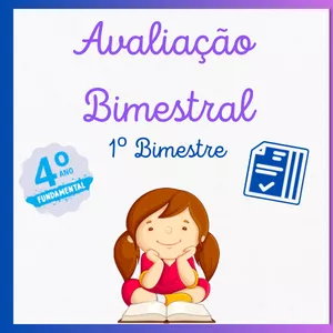 Imagem do curso AVALIAÇÃO 1º BIMESTRE -4º ANO ENSINO FUNDAMENTAL 