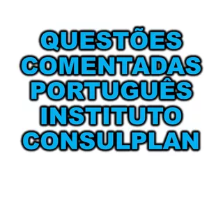 Imagem de capa para o Ebook Questões comentadas Português banca Instituto Consulplan