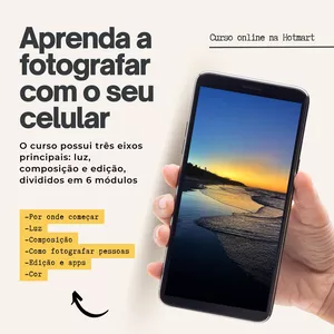 Imagem de capa para o Curso online Curso Fotografia de Celular - Mobile Pro