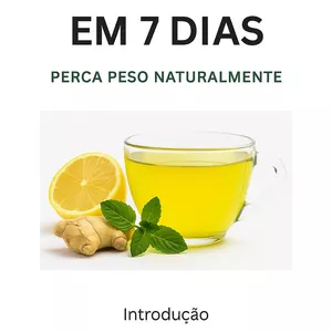 Imagem de capa para o Ebook Chá Detox em 7 Dias