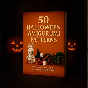 Cover image for Ebook Creepy Collection – 50 Halloween Amigurumi Patterns